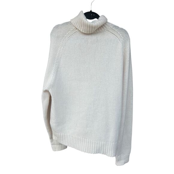 Ralph Lauren Purple label cream wool cashmere blend turtleneck sweater XXL - Picture 2 of 8
